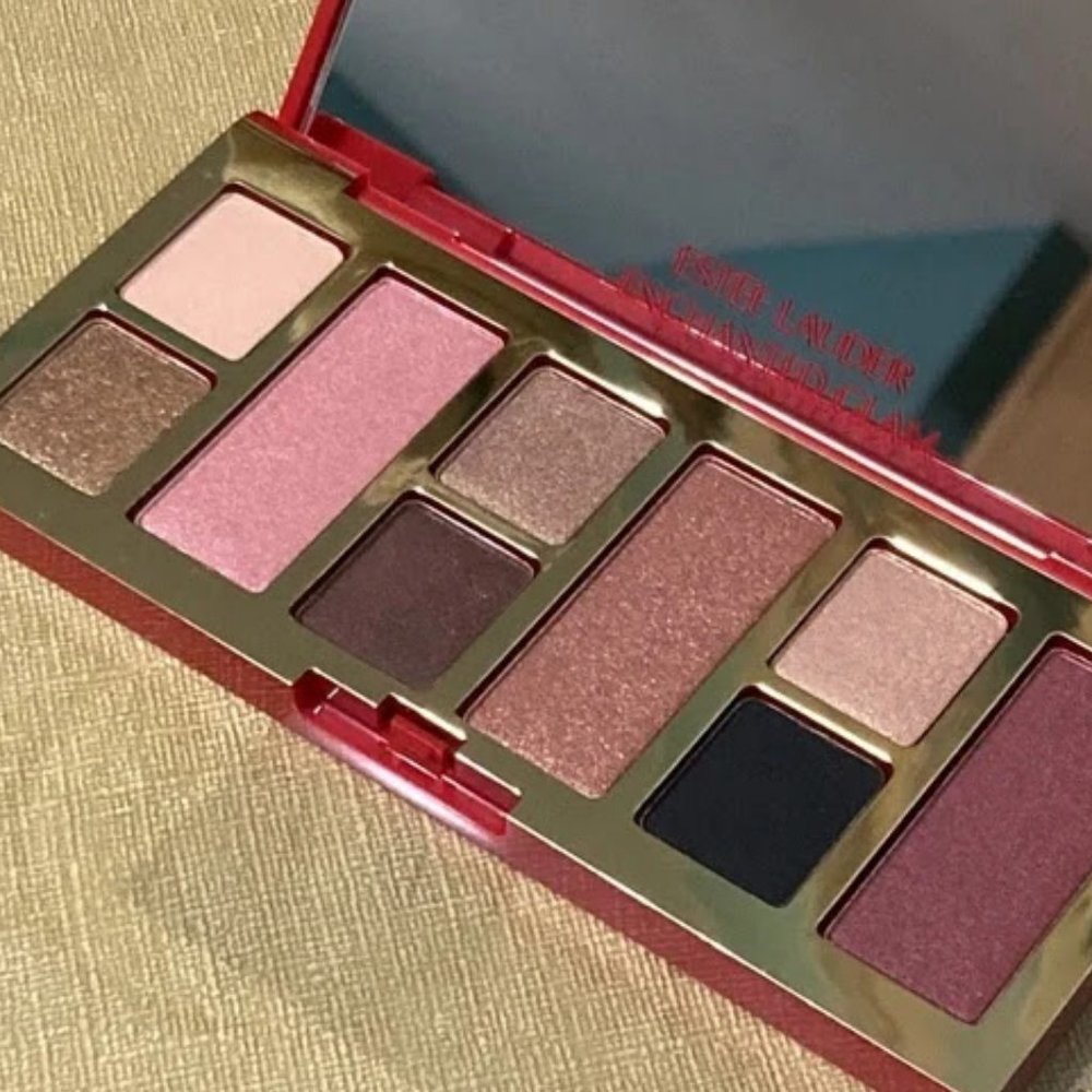 Estēe Lauder Enchanted Glam Pure Color Envy eyeshadow palette NEW! Host …